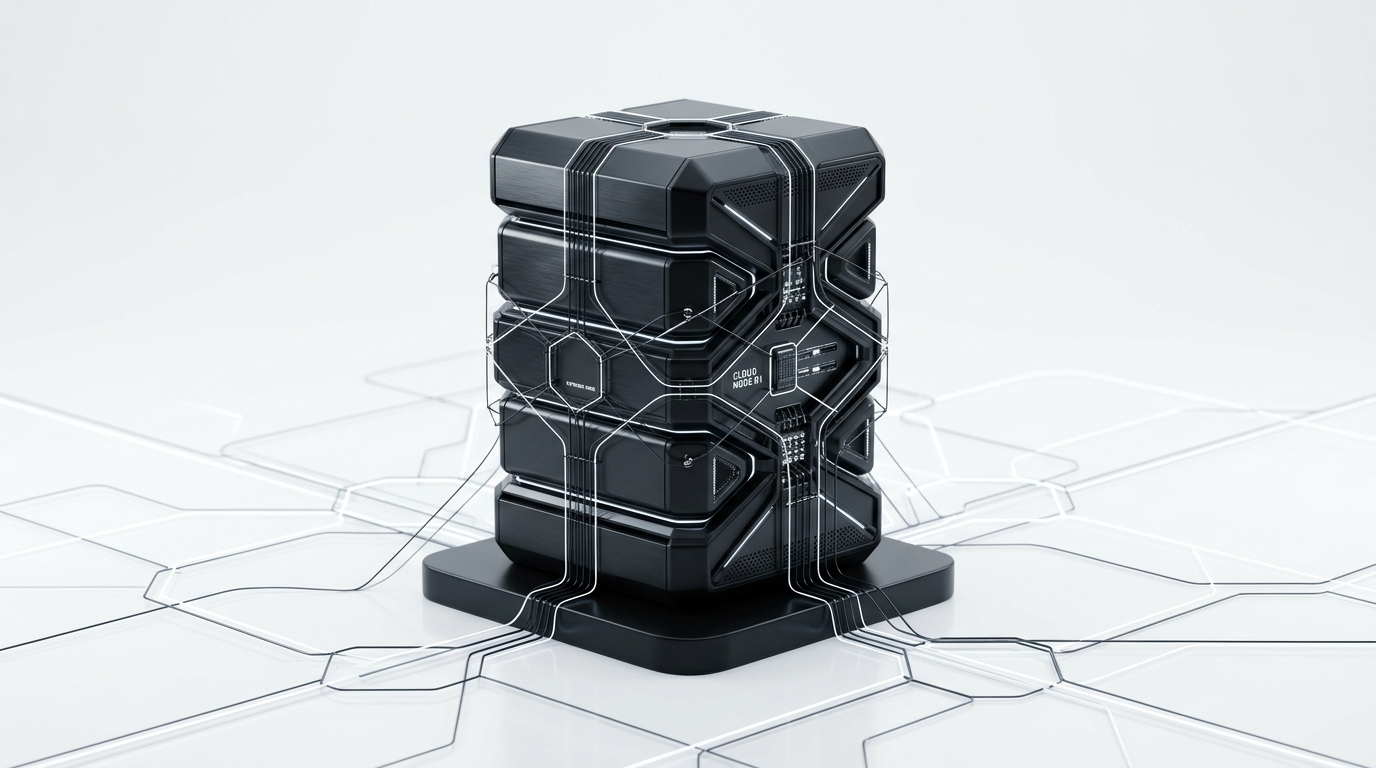 Arpan Ventures Cloud Infrastructure 3D Asset